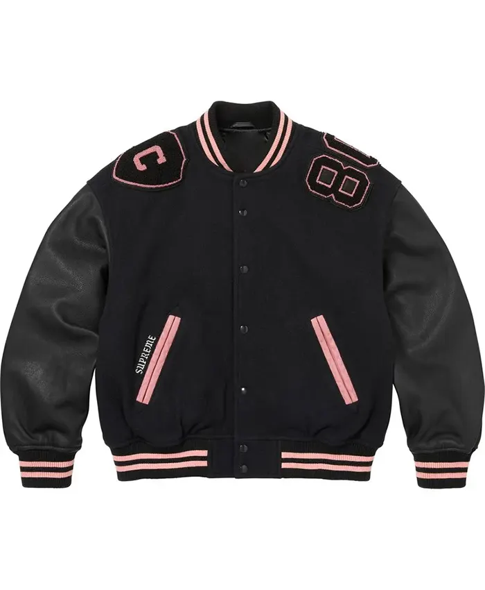 Supreme Fall 2026 Captains Black Varsity Jacket
