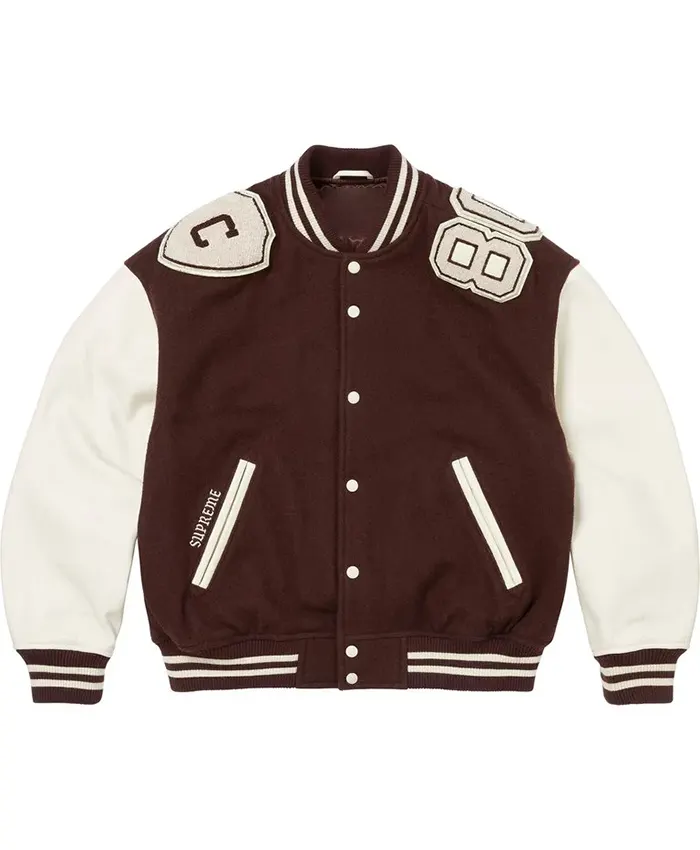 Supreme Fall 2026 Captains Brown Varsity Jacket