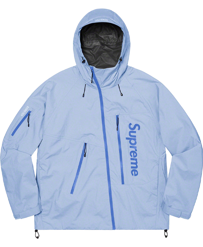 Supreme Gore Tex Paclite Light Blue Shell Jacket