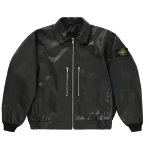 Supreme Leather Bomber Jacket