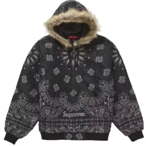 Supreme x Bandana Jacquard Hooded Jacket
