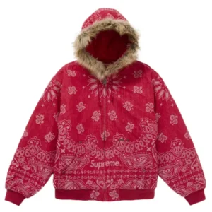 Supreme x Bandana Jacquard Hooded Jacket Available now