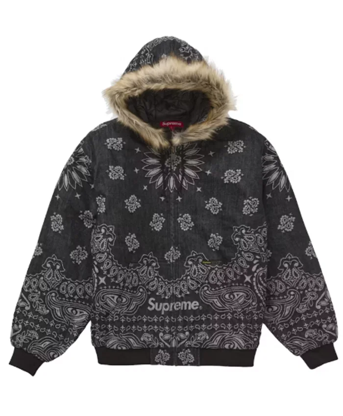 Supreme x Bandana Jacquard Hooded Jacket