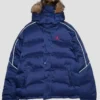 Supreme x Jordan Navy Puffer Jacket