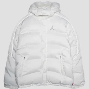 Supreme x Jordan White Puffer Jacket