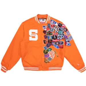 Supreme x New Era MLB Varsity Jacket