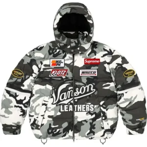 Supreme x Vanson Fall 2026 Camo Cordura Down Jacket