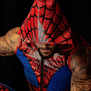 TNA Lockdown 2026 Trey Miguel Spider Man Vest
