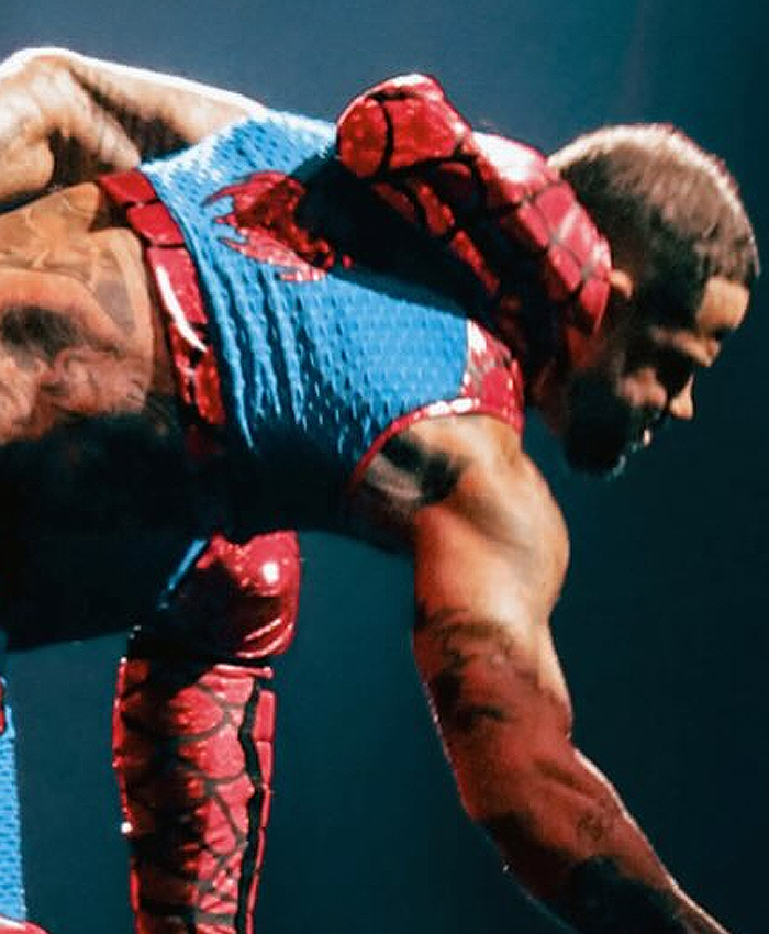 TNA Lockdown 2026 Trey Miguel Spider Man Vest For Sale