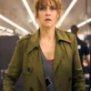 Teresa Palmer Green Coat