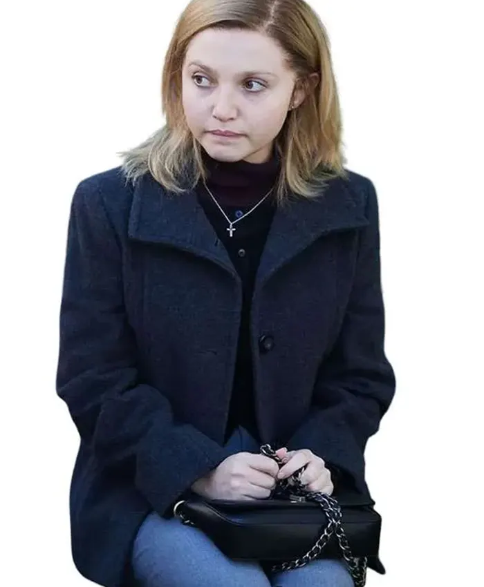 The Lady S01 Jane Andrews Blue Wool Coat