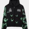 The Nightmare Before Christmas Pumpkin King Black Hooded Jacket