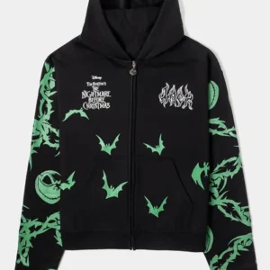 The Nightmare Before Christmas Pumpkin King Black Hooded Jacket