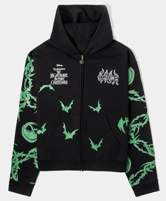 The Nightmare Before Christmas Pumpkin King Black Hooded Jacket