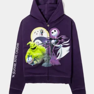 The Nightmare Before Christmas Tim Burton’s Puprle Jacket