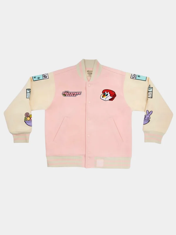 The Powerpuff Girls Varsity Jacket