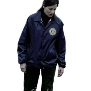 The Whisper Man 2026 Michelle Monaghan Blue Jacket For Sale