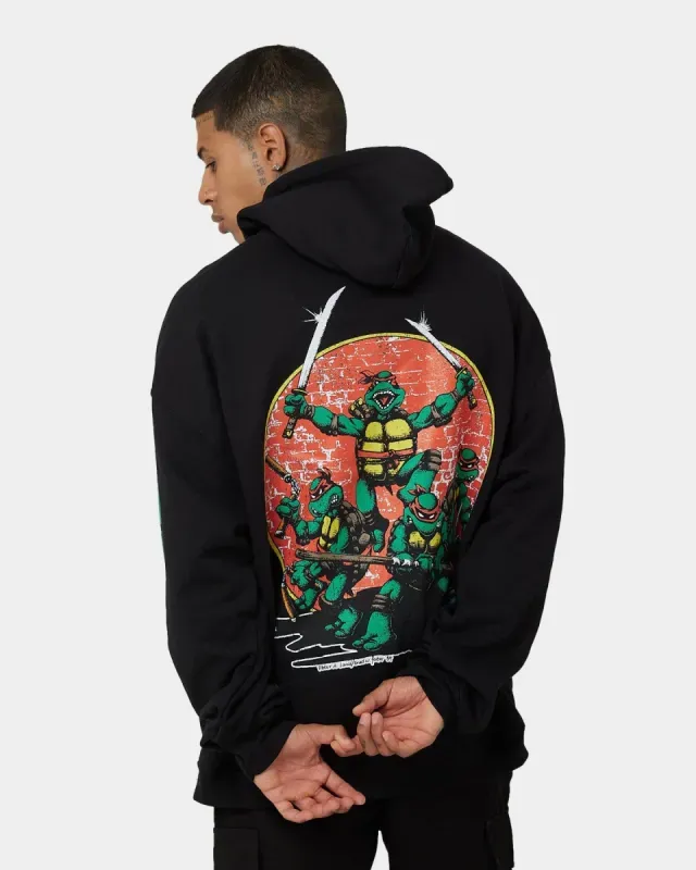Thrift X Teenage Mutant Ninja Turtles OG Ninja Turtle Hoodie Black Available Now