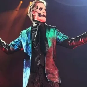 Tobias Forge Cardinal Copia Blue Sequin Jacket