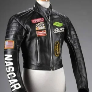 Tom Cruise Days of Thunder Black Leather Jacket