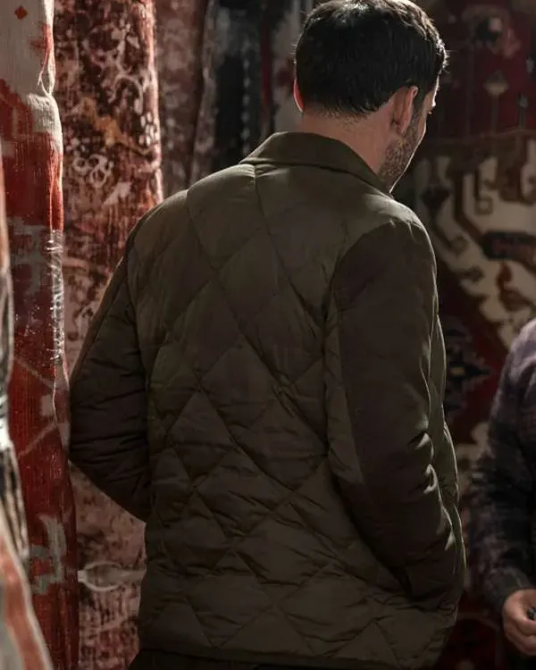 Tom Ellis CIA TV Series 2026 Quilted Jacket