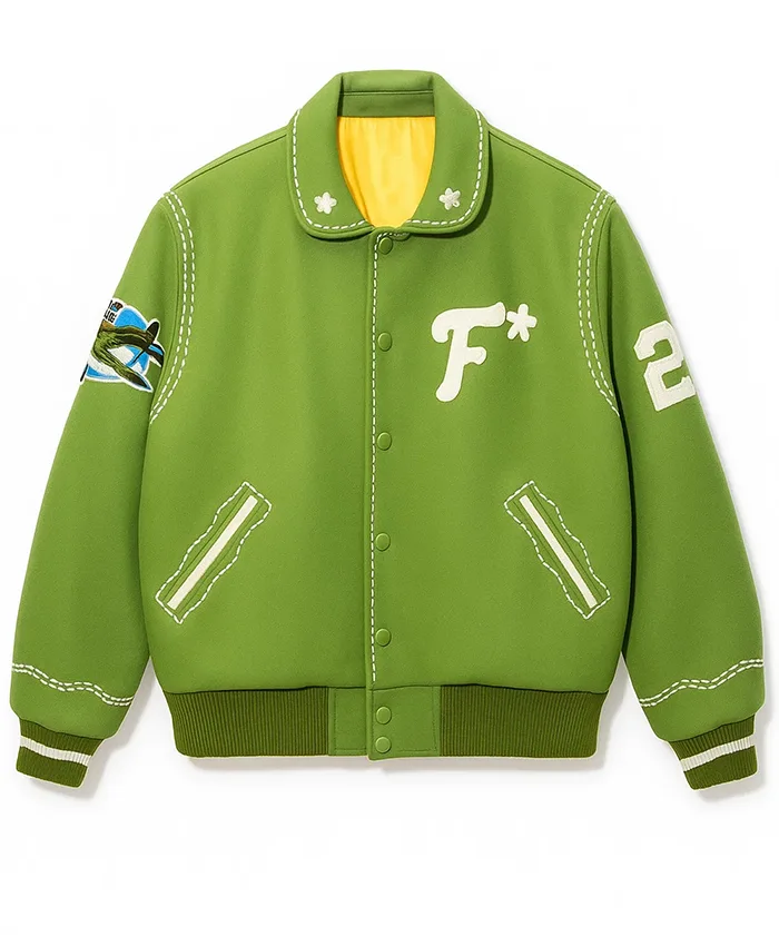 Tyler The Creator Sunseeker Green Varsity Jacket
