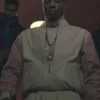 Unique Power Book III Raising Kanan White Bomber Jacket