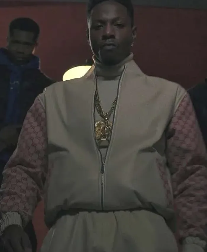 Unique Power Book III Raising Kanan White Bomber Jacket