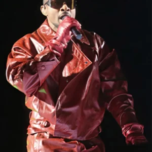 Usher R&B Tour 2026 Red Leather Jacket