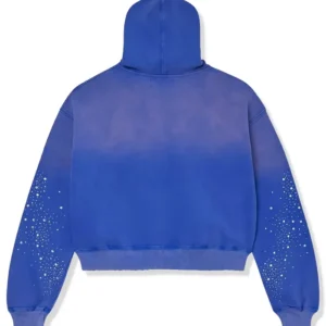 Valley Dreams ZIP Up Blue Hoodie For Sale