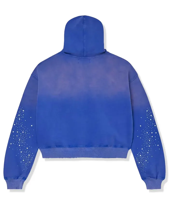 Valley Dreams ZIP Up Blue Hoodie For Sale