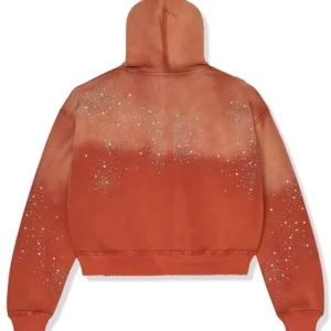 Valley Dreams ZIP Up Orange Hoodie For Sale
