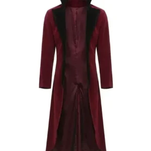 Vampire Halloween Red Cosplay Costume Coat