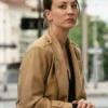 Vanished Kaley Cuoco Brown Wool Coat