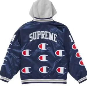 Varsity Supreme Champion Satin Jacket with Hood Available Now