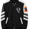 Vintage Atlanta Falcons Leather Bomber Jacket