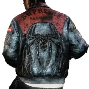 Vintage Spider-Man 2026 Leather Jacket