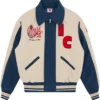 White And Blue Varsity Jacket