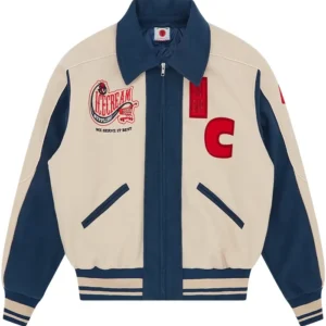 White And Blue Varsity Jacket