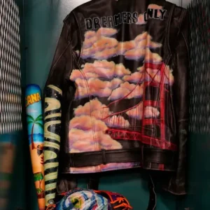 Willy Adames Custom Golden Gate Bridge Leather Jacket