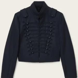 Women’s All Saints Navy Wool Napoleon Jacket