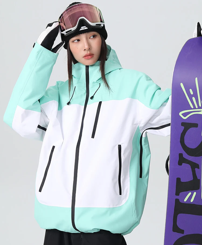 Women’s Color Block Snowboard Jacket