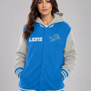 Women’s Detroit Lions 2026 New Era Hoodie Jacket