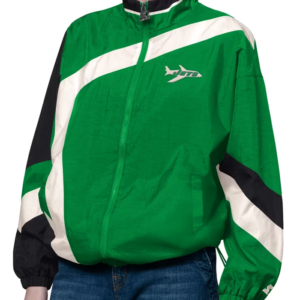 Women’s New York Jets Starter Green Vintage Windbreaker Jacket