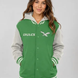 Women’s Philadelphia Eagles 2026 New Era Hoodie Jacket