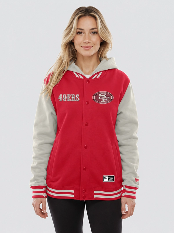 Women’s San Francisco 49ers 2026 New Era Hoodie Jacket