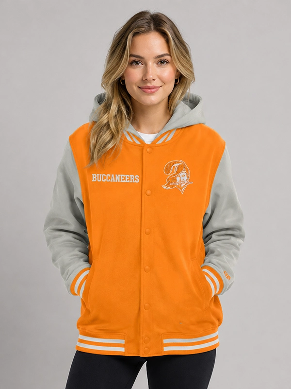 Women’s Tampa Bay Buccaneers 2026 New Era Hoodie Jacket