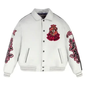 Wool Leather Varsity Jacket