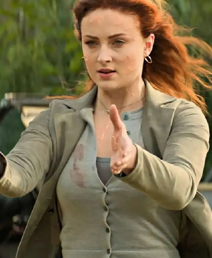X-Men Dark Phoenix Sophie Turner Grey Coat