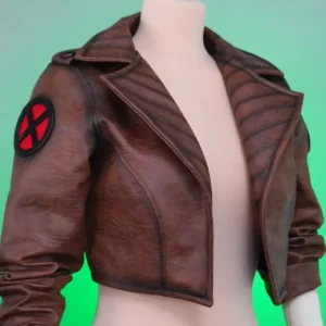 X-Men Rogue Brown Leather Cosplay Jacket Available Now